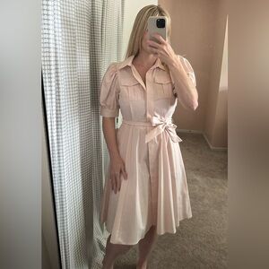Calvin Klein Pink Utility Dress